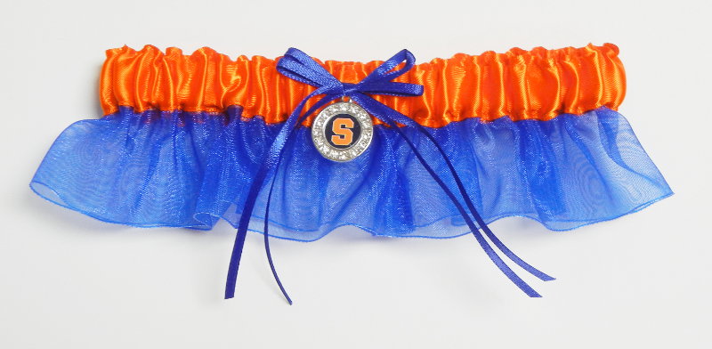 Syracuse University Inspired Garter with Licensed Collegiate Charm